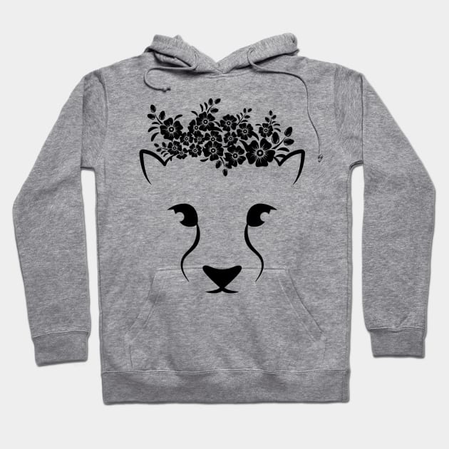 Cat Kitten lion flower cute Kitties cats lover Hoodie by NAGANIES